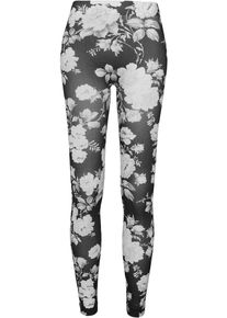 Urban Classics, Damen Leggings, Schwarz / Wei&szlig;