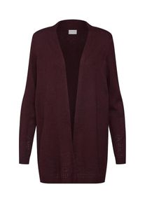Vila, Damen Cardigan 'FLARY KNIT POINTELLE L/S CARDIGAN', Bordeaux