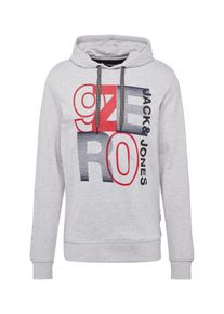 Jack & Jones JACK & JONES, Herren Sweatshirt 'JCOTILLY SWEAT HOOD', Hellgrau