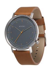 Komono, Herren Armbanduhr 'Lewis', Hellbraun / Grau