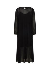 Only, Damen Kleid 'MAIA BALLOON MAXI DRESS', Schwarz