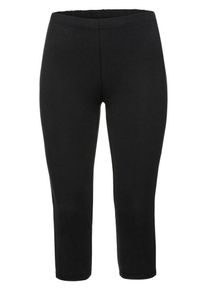 sheego Basic, Damen Leggings, Schwarz