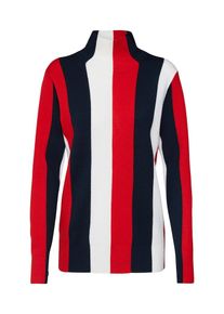 Calvin Klein, Damen Pullover, Navy / Mischfarben / Rot / Wei&szlig;