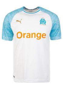 Puma, Herren Trikot 'Olympique Marseille', Aqua / Wei&szlig;