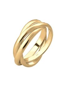 Elli, Damen Wickelring, Gold