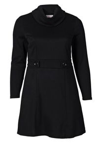 sheego Trend, Damen Kleid, Schwarz