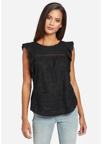 Khujo, Damen Top 'Marine', Schwarz
