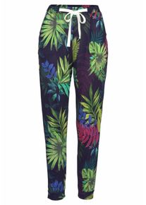 Desigual, Damen Relaxpants, Navy / Gr&uuml;n / Pitaya