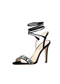 Evita, Damen Sandalette, Schwarz