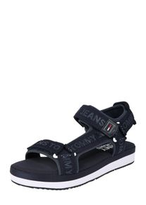Tommy Jeans, Damen Sandale 'SOFIA 7D', Dunkelblau / Schwarz