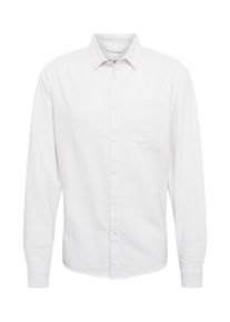Review, Herren Hemd 'LIGHT STR SHIRT', Offwhite