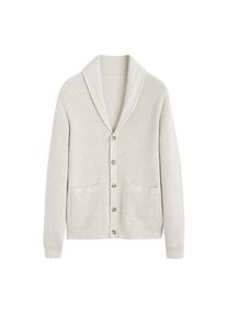 Mango Man, Herren Cardigan 'Binger', Hellgrau