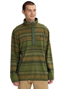 Burton, Herren Sweatshirt 'Hearth Fleece', Khaki / Oliv