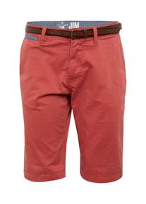 Tom Tailor, Herren Shorts 'SOLID, JIM', Pastellrot
