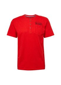 Tom Tailor, Herren T-Shirt, Rot / Schwarz