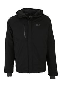 Jack Wolfskin, Herren Funktionsjacke 'Troposhere', Schwarz