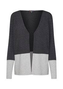 Street One, Damen Strickjacke 'Nette', Anthrazit / Graumeliert