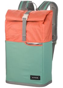 Dakine, Damen Rucksack 'Section Roll Top Wet/Dry' 28L, Grau / Mint / Koralle
