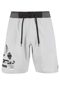 Reebok, Herren Short 'Epic', Hellgrau / Schwarz