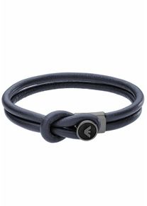 Emporio Armani, Herren Armband, Dunkelblau / Grau