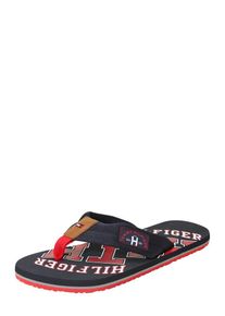 Tommy Hilfiger, Herren Zehentrenner, Navy / Rot / Weiß