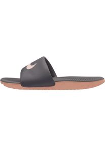 Nike, Damen Badesandale 'Kawa Slide', Anthrazit / Pfirsich