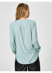 Selected Femme, Damen Bluse, Hellblau