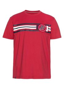 Rhode Island, Herren Shirt, Nachtblau / Rot / Wei&szlig;