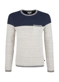 Q/S Designed By, Herren Pullover, Beige / Blau