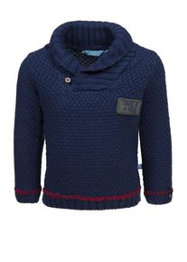 lief!, Pullover, Marine / Feuerrot