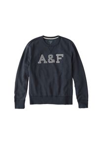 Abercrombie & Fitch Abercrombie & Fitch, Herren Pullover 'CORE LOGO CREW', Navy