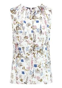 Taifun, Damen Bluse, Mischfarben / Weiß