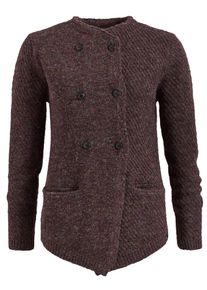 Khujo, Damen Strickjacke 'LIZINA', Aubergine