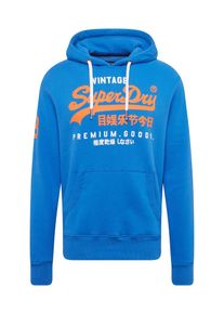 Superdry, Herren Sweatshirt, Blau / Orange / Wei&szlig;
