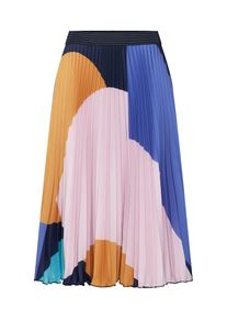 Closet London, Damen Rock, Blau / Türkis / Orange / Altrosa