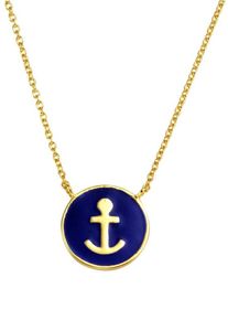 Firetti, Damen Kette 'Anker', Navy / Gold