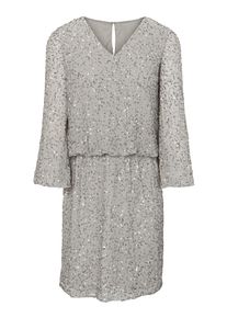 Heine, Damen Cocktailkleid, Silbergrau