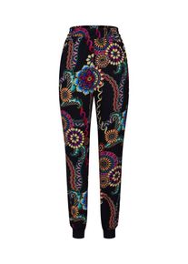 Desigual, Damen Hose 'GEORGINA', Anthrazit / Mischfarben