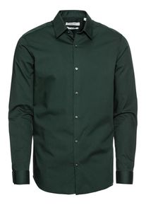 Jack & Jones JACK & JONES, Herren Hemd 'JPRNON IRON COLOR SHIRT L/S PRE AU', Dunkelgrün
