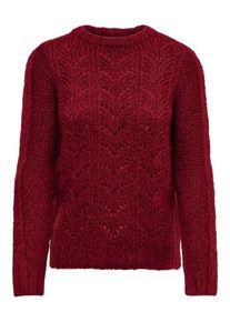 Only, Damen Pullover, Rubinrot