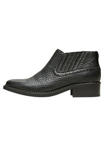 Selected Femme, Damen Chelsea Leder Stiefel, Schwarz