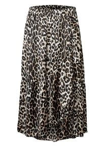 Pieces, Damen Rock, Champagner / Schwarz