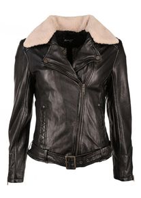Maze, Damen Lederjacke 'Creek', Schwarz