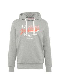 Jack & Jones JACK & JONES, Herren Sweatshirt 'SUMMERTIME', Hellgrau / Rot