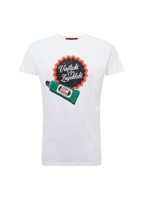 Derbe, Herren Shirt 'Verflickt', Weiß