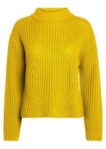 Pieces, Damen Pullover, Senf