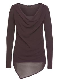 Laura Scott, Damen Langarmshirt, Bordeaux