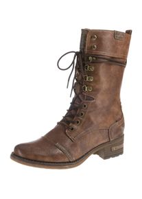 Mustang, Damen Schn&uuml;rstiefel, Braun