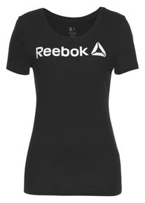 Reebok, Damen T-Shirt, Schwarz / Wei&szlig;