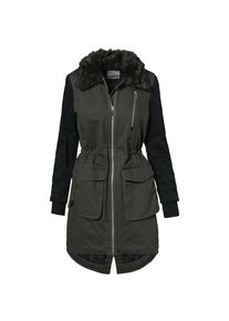 Véro Moda VERO MODA, Damen Parka, Grau / Schwarz